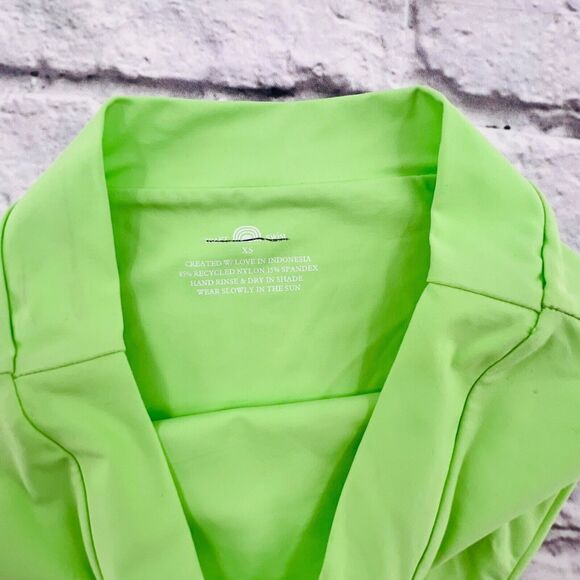 NWT Toast Swim Signature High Waist Bikini Bottom in Green Size XS Stretch Beach - Picture 4 of 7